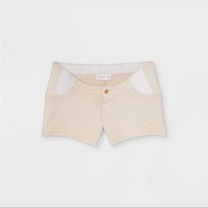 Isabel Maternity Side Panel Jean Shorts